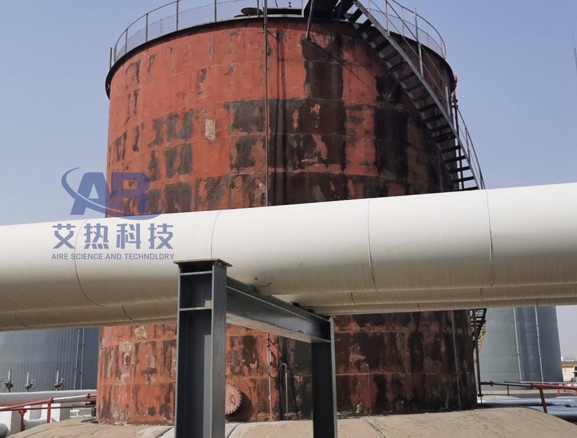盤(pán)錦某石油單位使用水切割拆解儲罐